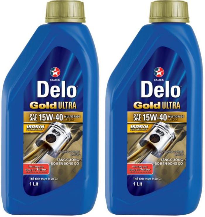 Giới thiệu bình 1L của nhớt động cơ diesel Delo® Gold Ultra SAE 15W-40