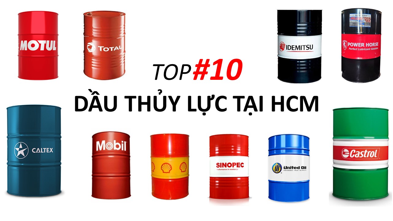 Top #10 thương hiệu Dầu thủy lực giá tốt nhất HCM