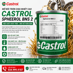 Castrol Spheerol BNS 2: Mỡ Chịu Nhiệt Gốc Đất Sét Không Nóng Chảy