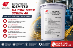 Daphne Super Screw 46: Dầu Máy Nén Khí Trục Vít Cao Cấp Tuổi Thọ Kéo Dài Từ Idemitsu