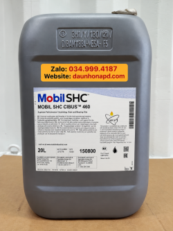 Dầu Bánh Răng NSF H1 Mobil SHC Cibus 460 Chịu Tải Nặng Cho Nhà Máy Thực Phẩm, Đồ Uống
