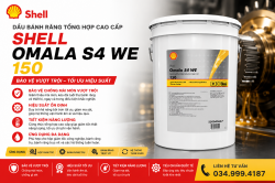 Dầu Bánh Răng Tổng Hợp Shell Omala S4 WE 150: Bảo Vệ Vượt Trội Cho Trục Vít