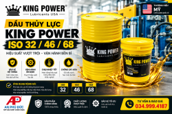 Dầu Thủy Lực King Power ISO VG 32/46/68 Chính Hãng – Giá Tốt, Giao Hàng Toàn Quốc