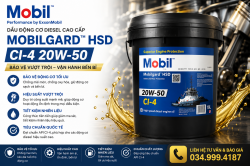 Mobilgard HSD 20W50 CI-4: Dầu Động Cơ Diesel Hàng Hải Hiệu Năng Cao
