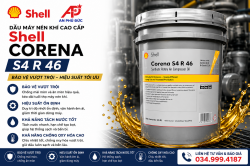 Shell Corena S4 R 46: Dầu Máy Nén Khí Tổng Hợp Tuổi Thọ Đến 10.000 Giờ Cho Máy Nén Trục Vít