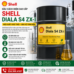 Shell Diala S4 ZX-I: Dầu Cách Điện Máy Biến Áp Công Nghệ GTL