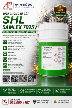 SHL Samlex 7025V: Dầu Chống Gỉ Hàn Quốc Bảo Vệ Kim Loại Tối Ưu