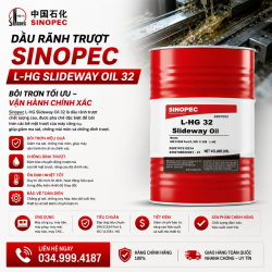 Sinopec L-HG Slideway Hydraulic Oil 32: Dầu Đường Trượt & Thủy Lực Cao Cấp