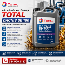 Total Dacnis SE 100: Dầu Máy Nén Khí Gốc Ester Cao Cấp