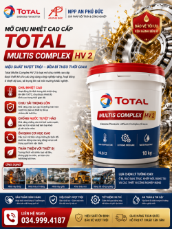 Total Multis Complex HV 2: Mỡ Chịu Nhiệt & Cực Áp Cao Cấp