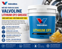 Valvoline Lithium EP2 Grease: Mỡ Bôi Trơn Chịu Cực Áp Đa Năng