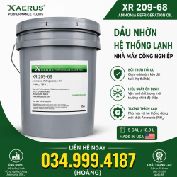 Xaerus XR 209-68: Nhớt Lạnh Cao Cấp Cho Máy Nén Amoniac ISO VG 68